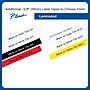 Brother P-touch TZe-221 Laminated Label Maker Tape, 3/8" x 26-2/10', Black On White (TZe-221)~#|#~C0C67A00-3051-41E3-994191C31B80542A_sc7