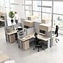 Bush Business Furniture Office in an Hour 2 Person Cubicle Desk Set, Natural Elm (OIAH005NE)~#|#~C0C7084C-E7F9-41A9-B3C08DBA4B7F0511_sc7