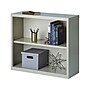 Hirsh HL8000 Series 30"H 2-Shelf Bookcase with Adjustable Shelf, Light Gray Steel (21988)~#|#~C0C9DD2E-8B6B-44FC-B8049CBE0473F3EB_sc7