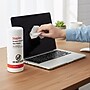 Staples Screen Cleaning Wipes, 100/Tub (ST61847)~#|#~C0CEBBE7-810D-4AEE-BD6EE8EBF73F0CDA_sc7