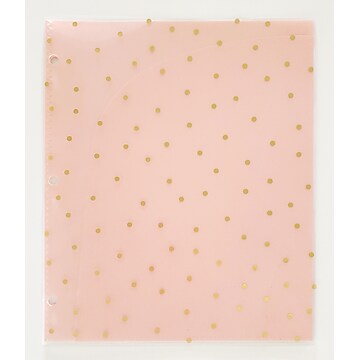 Carolina Pad Panache Glossy 3-Hole Punched 6-Pocket Folder, Assorted Colors (93001)