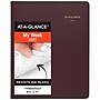 2027 AT-A-GLANCE 8.25" x 11" Weekly Appointment Book, Faux Leather Cover, Wine Stone (70-950-50-27)~#|#~C0D2389F-B0C4-4368-BE5278F97E49ADF0_sc7