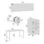 Bush Business Furniture Hustle 30"H x 60"W 2 Person Back to Back Cubicle Workstation, Natural Elm (HUS014NESU)~#|#~C0D3CCEC-D98C-43FE-A4BA28B51F43C76E_sc7