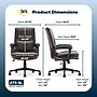 Serta Comfort Modern Ergonomic Bonded Leather Swivel Executive Chair, Brown (CHR10132B)~#|#~C0D68C8C-6785-455E-B6BCCF7B28757849_sc7