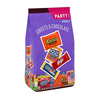 Hershey's Sweets & Chocolate Candy Variety Party Pack, 30.54 oz. (HEC93942)