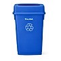 Alpine Industries Polypropylene Recycling Bin, 23 Gallon, Blue (477-R-BLU-PKG1)~#|#~C0DA6469-8E82-412F-B5B988808BEF028F_sc7