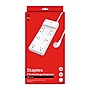 Staples TECH 8-Outlet Surge Protector, 6', 4500 Joules, White (ST62783)~#|#~C0DB7430-A0C4-4EC5-9C12B551974E4483_sc7