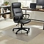 Staples Carpet Chair Mat with Lip, 45" x 53", Designed for Medium-Pile Carpet, Clear Vinyl (122233)~#|#~C0DE3683-1B08-4C62-902A670F71B35AF5_sc7