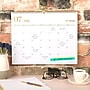 2026-2027 Cambridge Workstyle 15" x 12" Academic Monthly Wall Calendar, White/Gold (1606-707A-27)~#|#~C0DF9C2E-B417-4825-8091D45ACD6B1272_sc7