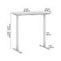 Bush Business Furniture Move 60 Series 48"W Electric Height Adjustable Standing Desk, Hansen Cherry (M6S4824HCSK)~#|#~C0E2EF5D-2343-4D0D-BB5E1B3CDE5DCED5_sc7