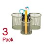 Staples Metal Mesh Pen Cups, Sage Green, 3/Set (ST63822)~#|#~C0E5AFA5-4E12-466B-9CA4869410AC3635_sc7