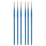 Princeton Select Artiste Mixed Media Synthetic Short Liner Brush, 6/Pack (PBXP3750SL180-6)~#|#~C0E7C4E6-C21B-4B91-B423EF4FB15A5AD1_sc7