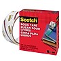 Scotch Book Transparent Clear Tape, 1.5" x 15 yds., 3" Core, Transparent (845)~#|#~C0E917E2-E0D9-4EAB-A6AEE72DC7789401_sc7