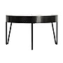Storied Home Astoria Wooden Round Side Table, Black (EC1704)~#|#~C0E98CA0-C293-403E-8F055D2121D9576A_sc7