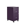 Space Solutions SOHO Smart File 2-Drawer Mobile Vertical File Cabinet, Letter Size, Lockable, Midnight Purple (25277)~#|#~C0EB6425-4460-4277-A94666F98812B7EA_sc7