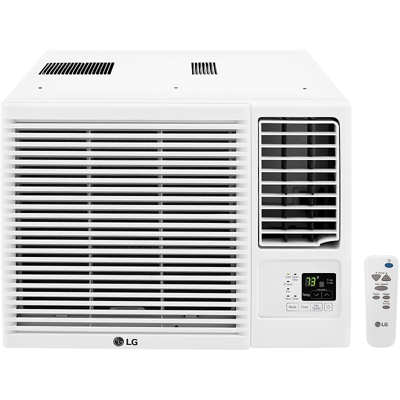 LG 230-Volt 23,000 BTU Window Air Conditioner with Remote, White (LW2423HR) image 1