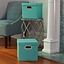 Household Essentials Medium Stackable Folding Fabric Storage Bin, 11" x 11.4"x 11.4", 24.75 Qt., Green, 2/Pack (806-1)~#|#~C0ECC0D8-6F16-4BF9-9DBF0477CC8F7688_sc7
