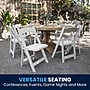 Flash Furniture HERCULES Wood/Vinyl Folding Chair, White (XF2901WHITE)~#|#~C0F06E50-4660-4AE7-B64468B9F6CE5309_sc7