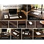 SUM Anti-Slip Faux leather Desk Pad with Side Rail, 34.5" x 24", Brown (OSCDPD001)~#|#~C0F77F68-814B-47A7-8C40E39533B979E6_sc7