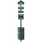 Furloo Steel Outdoor Pet Waste Station Kit with Roll Bag Dispenser, 11.5 Gallon, Green (FLO1R-S-G)~#|#~C0F89332-8DE7-442B-BECDA314A61C65F1_sc7