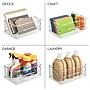 iDESIGN Medium Stackable Plastic Storage Bin, Clear, 3/Pack (29313M3)~#|#~C0FC439A-6A68-4CBD-A3CABEC1D28759AE_sc7