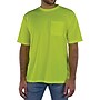 GloWear 8092 High Visibility Short Sleeve T-Shirt, Lime, 4XL (21798)~#|#~C1057743-8540-4FA2-A5A0C06038757DA3_sc7