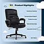Serta Comfort Classic Ergonomic Velvet Fabric Swivel Executive Chair, Black (CCHR10005D)~#|#~C10A15CF-D4F9-4B25-81702CA194E1C48F_sc7