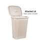 Mind Reader 15.85-Gallon Hamper with Lid, Plastic, Ivory (60FABHAMP-IVO)~#|#~C1105BFD-15AC-4BB8-9943CC5D73E1111A_sc7