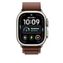 Apple Watch 49mm Burgundy Alpine Loop, Small, Natural Titanium Finish (MK7D4AM/A)~#|#~C111477F-7656-4F7C-B45BA47BD6AFBB5F_sc7