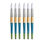 Princeton Snap! Short Handle Mixed Media Synthetic Round Brush, 6/Pack (PBXP9850R20-6)~#|#~C11540A3-25CA-46DF-9421EA91A26A65D6_sc7