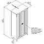 Bush Furniture Salinas 63" Storage Cabinet with 5 Shelves, Cape Cod Gray (SAS332CG-03)~#|#~C11709F6-983A-4BC0-813BA76C352F8CD8_sc7