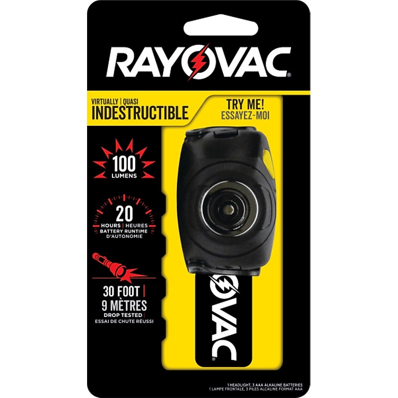 Rayovac Workhorse Pro 3AAA Headlight (DIYHL3AAA-BCT) image 1