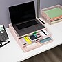 Mind Reader Two-Tier Monitor Stand Laptop Riser, Up to 30 lbs., Pink (2TDMESHY-PNK)~#|#~C11C3BAD-9971-4D2E-88E2A8D006D4BF86_sc7