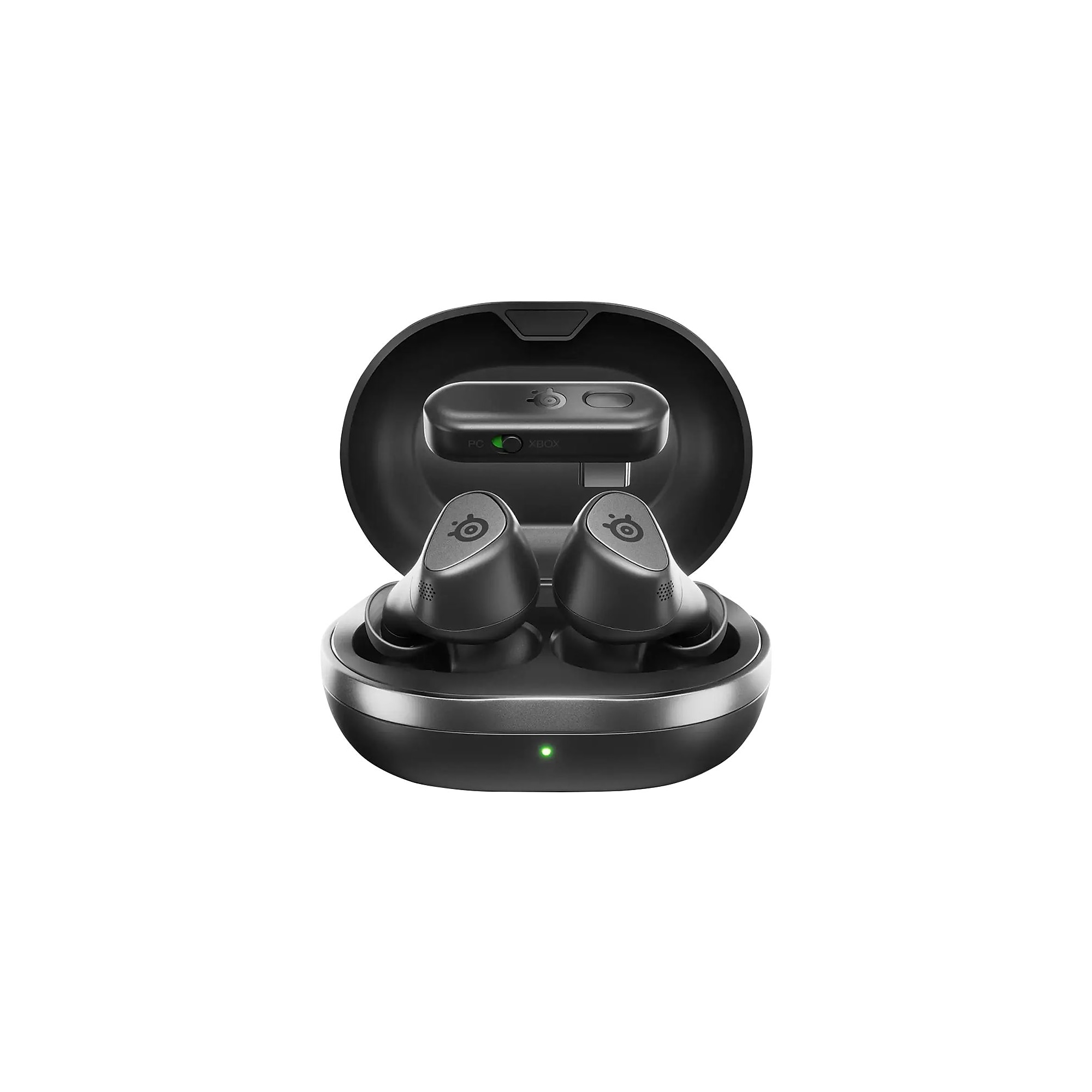SteelSeries Arctis GameBuds Wireless Noise Canceling Earbuds, Bluetooth, Black (61707) Sansujyuku sansujyuku.com