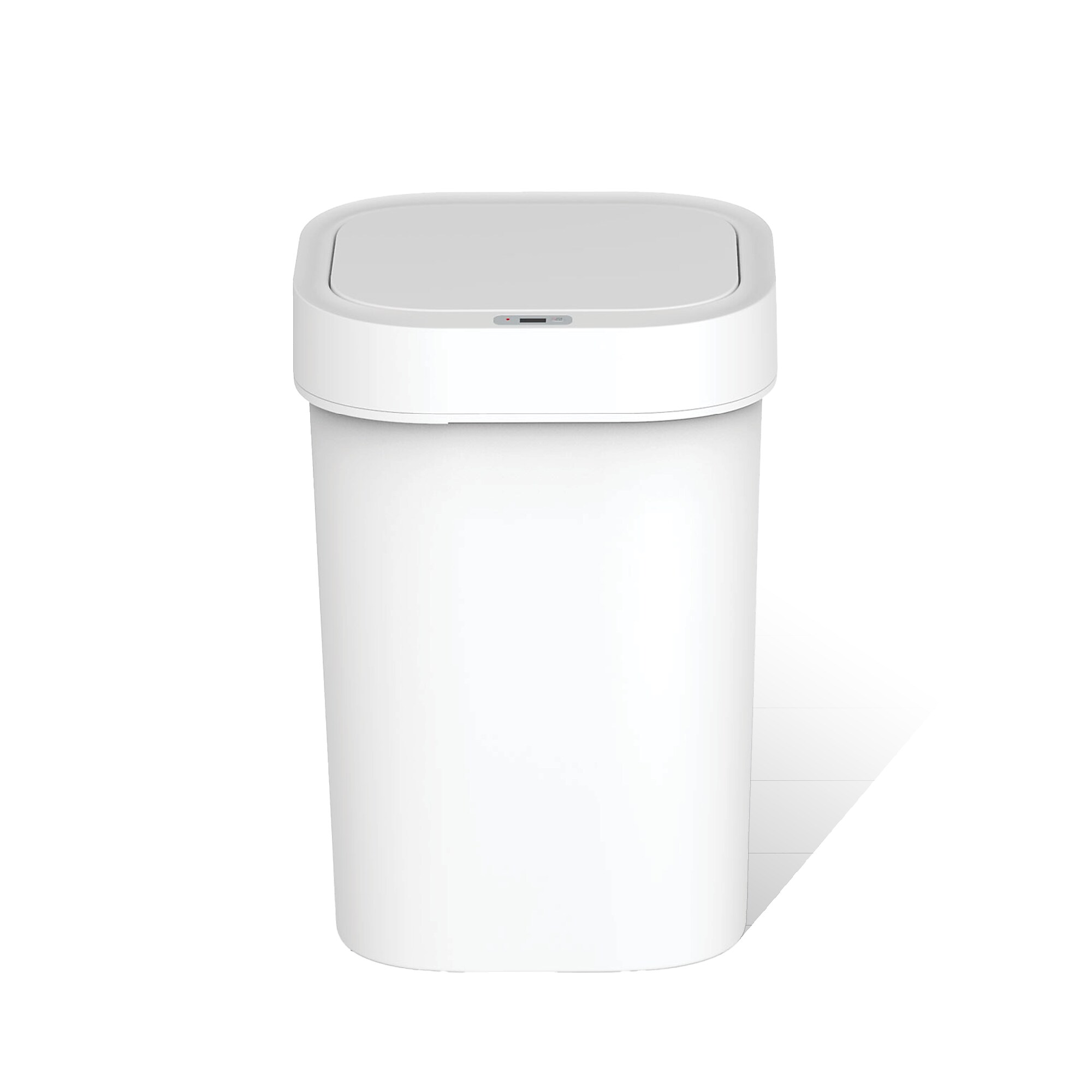 Nine Stars Plastic Motion Sensor Trash Can, 13.2 Gallon, White (DZT-50-44S) Simolary simolary.com