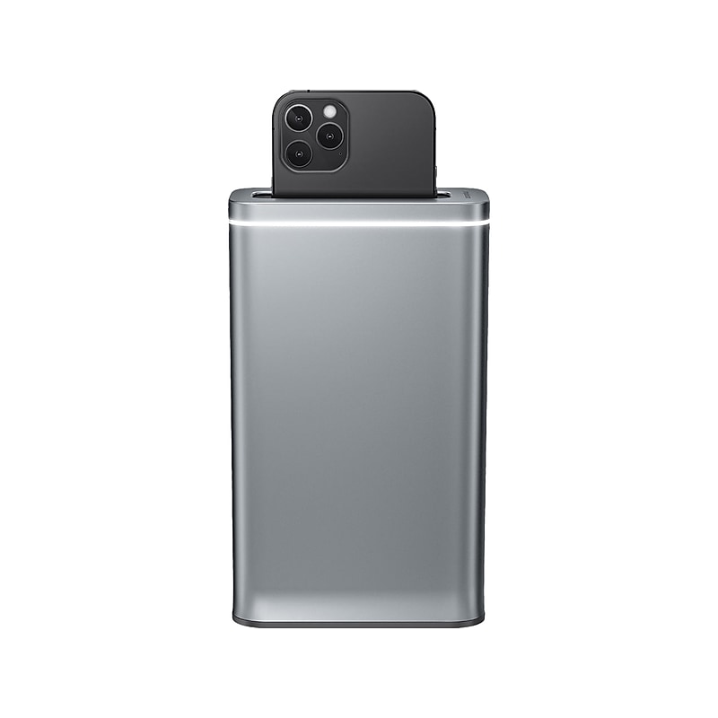 simplehuman Cleanstation Phone Sanitizer, Matte Silver (ST4003) image 1