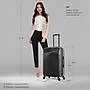 DUKAP Inception 25.98" Hardside Suitcase, 4-Wheeled Spinner, TSA Checkpoint Friendly, Black (DKINC00M-BLK)~#|#~C123E357-066C-4F05-8A7EEC484FEE3C1D_sc7