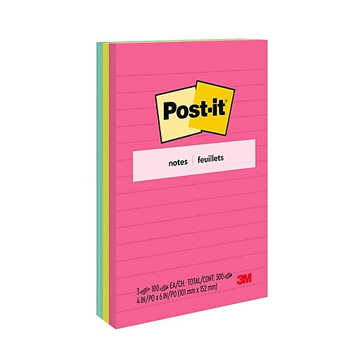 Design Custom Printed 4 x 6 3M Post-It Notes (100 sheet pads) Online at  CustomInk