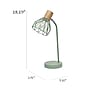 Simple Designs Farmhouse Fusion LED Desk Lamp, 18.19", Green Iron (LD2022-GRN)~#|#~C12594FA-3C0F-4BFD-BA4F8DDB42C81216_sc7