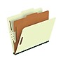 Pendaflex Reinforced Pressboard Classification Folder, 1-Dividers, 1 3/4" Expansion, Letter Size, Light Green, 10/Box (17172EE)~#|#~C12A61DF-F9D7-4D28-A6B8A8623C70236A_sc7
