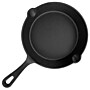 MegaChef Cast Iron 10" Frying Pan, Black (935117378M)~#|#~C12B657D-837E-4059-9046F9528596957C_sc7