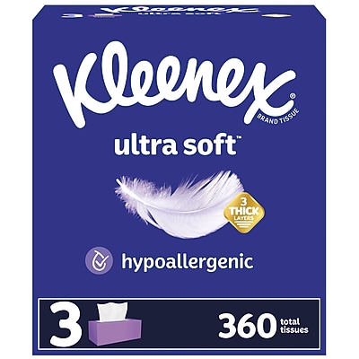 Kleenex Ultra Soft Facial Tissue 3-Pack - Thumbnail 4