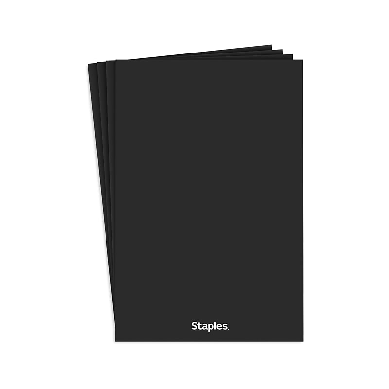 Staples® Steno Pads, 6'' x 9'', Narrow Ruled, 100 Sheets/Pad, 4 Pads/Pack (28046) image 1