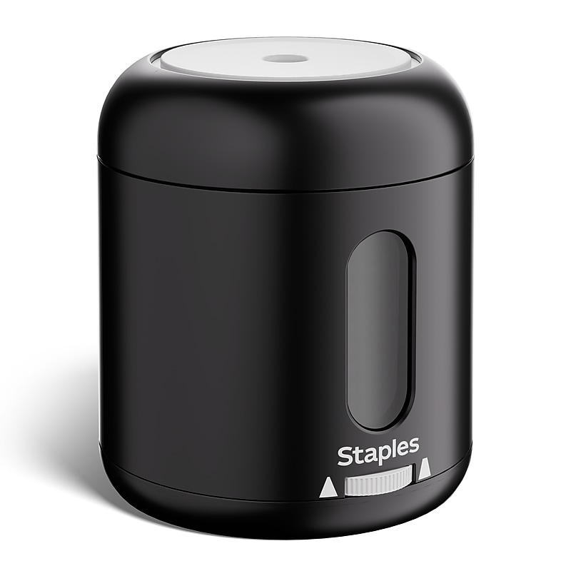Staples Personal Dual Powered Pencil Sharpener, Black (ST62805) image 1
