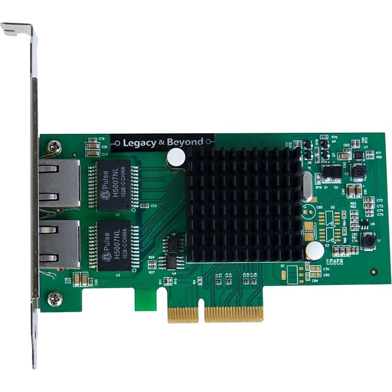 SIIG Dual-Port Gigabit Ethernet PCIe 4-Lane Card (LB-GE0014-S1) image 1