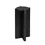 Storied Home Paulownia 9.8"Dia. Wooden Round Accent Table, Black (EC1707)~#|#~C13C5601-496C-47C5-92B1217BC8523045_sc7