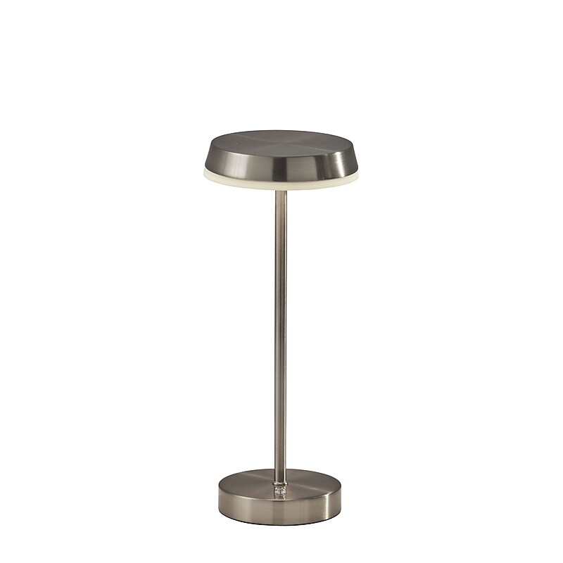 Adesso Tommy LED Table Lamp, Brushed Steel (2600-22) image 1