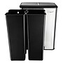 Elama Stainless Steel Indoor Trash Can with Slow Close Lid, 16 Gallon, Silver (938122112M)~#|#~C140C2E2-7E8D-4DEA-B948F61D45224D34_sc7