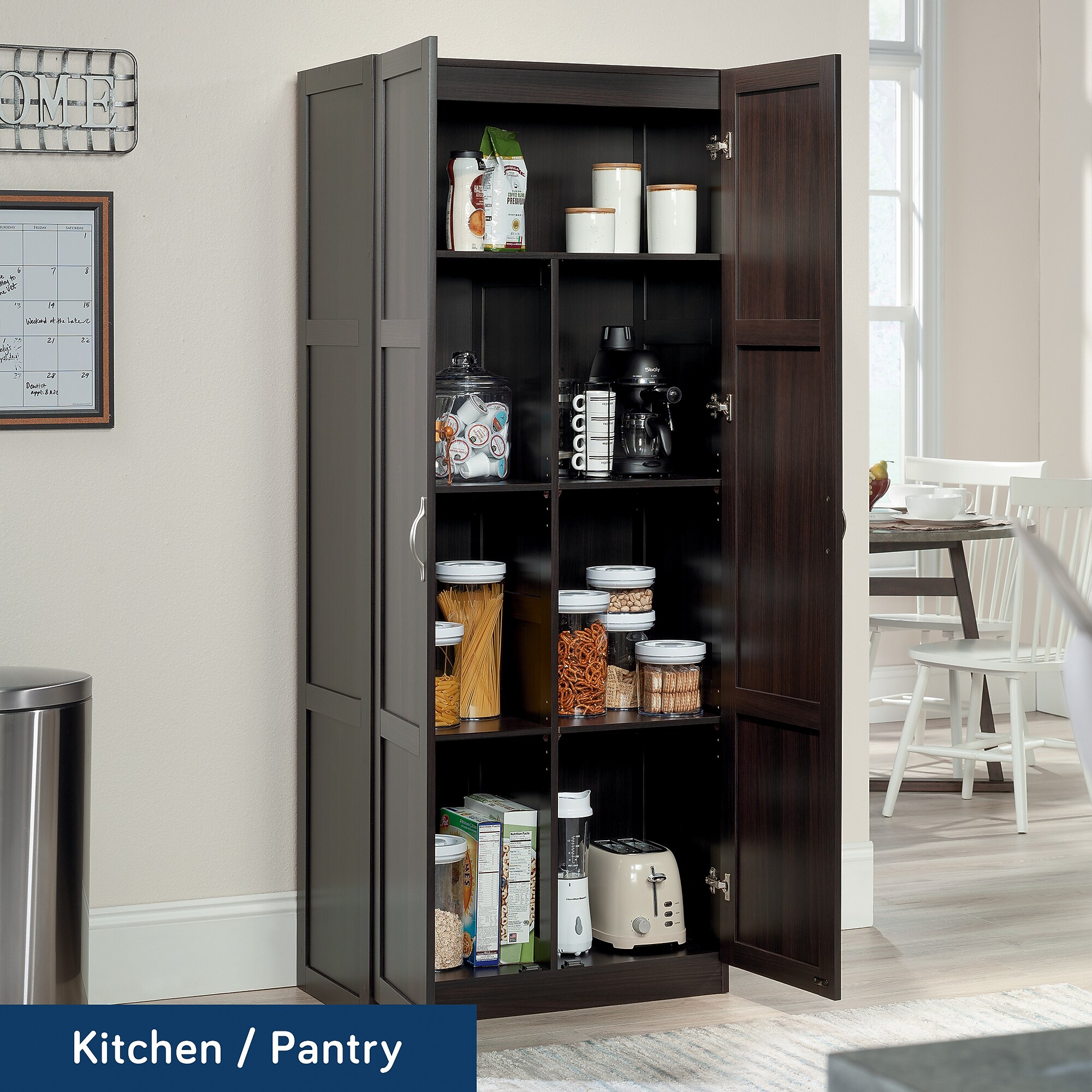 Sauder Select 71″H Storage Cabinet with 4 Shelves, Cinnamon Cherry (419496) Sansujyuku sansujyuku.com
