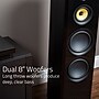 Fluance HFF Signature Series Hi-Fi Three-Way Floorstanding Tower Speakers with Dual 8" Woofers, Natural Walnut~#|#~C14859E3-8936-4F7A-97C56EDB8D6B3E46_sc7